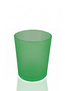 10 Pack Green Frosted Glass Votive Candle Holders Table Centreoieces  Xmas Wedding Anniversary Event Recption Party Function or Home Decor