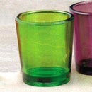 10 Pack Green Glass Votive Candle Holders Table Centreoieces  Xmas Wedding Anniversary Event Recption Party Function or Home Decor