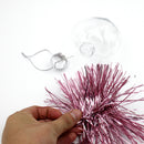 20 Pack Iridescent Glass Heart Ornaments Fillable Baubles for Christmas Party Wedding DIY Craft Decorations