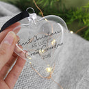 20 Pack Iridescent Glass Heart Ornaments Fillable Baubles for Christmas Party Wedding DIY Craft Decorations