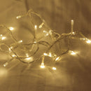 1 Set of 20 LED Plain Artic White Bulb Battery Powered String Lights Christmas Gift Home Wedding Party Bedroom Decoration Table Centrepiece