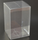 50 Pack of Large Plastic 22x14.5cm Rectangle Cube Box - Exhibition Gift Product Showcase Clear Plastic Shop Display Storage Packaging Box