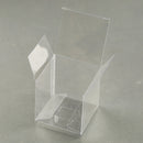 100 Pack of Large Plastic 22x14.5cm Rectangle Cube Box - Exhibition Gift Product Showcase Clear Plastic Shop Display Storage Packaging Box