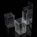 10 Pack of Large Plastic 22x14.5cm Rectangle Cube Box - Exhibition Gift Product Showcase Clear Plastic Shop Display Storage Packaging Box