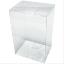 10 Pack of Large Plastic 22x14.5cm Rectangle Cube Box - Exhibition Gift Product Showcase Clear Plastic Shop Display Storage Packaging Box