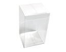 50 Pack of 8x8x10cm Clear PVC Plastic Folding Packaging Small rectangle/square Boxes for Wedding Jewelry Gift Party Model Box