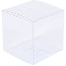 50 Pack of 9cm Sqaured Cube Gift Box -  Product Showcase Clear Plastic Shop Display Storage Packaging Box