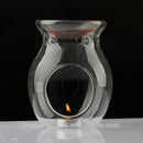 10 Bulk Buy Pack of Perfume Scented Essential Oil Tealight Candle Burner Glass Lamp for Aromatherapy Spa Room Relax 14cm High