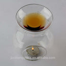10 Bulk Buy Pack of Perfume Scented Essential Oil Tealight Candle Burner Glass Lamp for Aromatherapy Spa Room Relax 14cm High