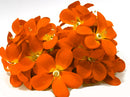 1 Set of 20 LED Orange Frangipani Flower Battery String Lights Christmas Gift Home Wedding Party Decoration Outdoor Table Garland Wreath