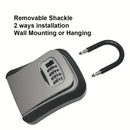 Car key Lock Box Locker Case - Secure to Car or Bike Rack for Riding - GREY/Black