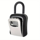 Car key Lock Box Locker Case - Secure to Car or Bike Rack for Riding - GREY/Black