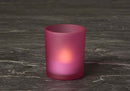 40 Pack Pink Frosted Glass Votive Tealight Candle Holders House Party Centerpiece Xmas Wedding Decor Glass Candlestick Party Decoration