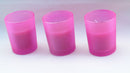 10 Pack Pink Frosted Glass Votive Tealight Candle Holders House Party Centerpiece Xmas Wedding Decor Glass Candlestick Party Decorations Event