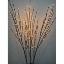 10 Sets of LED Light Bunch Stem - Warm White BATTERY fairy lights - 50cm high 20 bulbs/petals