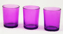 20 Pack Purple Glass Votive Tealight Candle Holders House Party Centrepiece Xmas Wedding Decor Glass Candlestick Party Decorations
