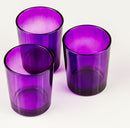 10 Pack Purple Glass Votive Tealight Candle Holders House Party Centerpiece Xmas Wedding Decor Glass Candlestick Party Decorations Event