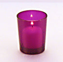 10 Pack Purple Glass Votive Tealight Candle Holders House Party Centerpiece Xmas Wedding Decor Glass Candlestick Party Decorations Event