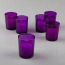 20 Pack Purple Glass Votive Tealight Candle Holders House Party Centrepiece Xmas Wedding Decor Glass Candlestick Party Decorations