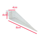 100 Pack of Clear Pyramid Triangle Shaped Small Clear Gift Box - Bomboniere Jewelry Gift Party Favor Model Candy Chocolate Soap Box