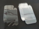 100 Pack of  12cm Square Cube Box - Large Bomboniere Exhibition Gift Product Showcase Clear Plastic Shop Display Storage Packaging Box