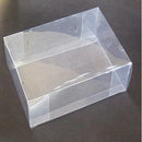 100 Pack of 5x8cm Clear PVC Plastic Folding Packaging Small rectangle/square Boxes for Wedding Jewelry Gift Party Favor Model Candy Chocolate Soap Box