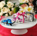 100 Pack of 5x8cm Clear PVC Plastic Folding Packaging Small rectangle/square Boxes for Wedding Jewelry Gift Party Favor Model Candy Chocolate Soap Box