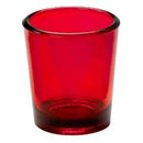 20 Pack Red Glass Votive Tealight Candle Holders House Party Centerpiece Xmas Wedding Decor Glass Candlestick Party Decorations