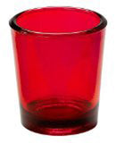20 Pack Red Glass Votive Tealight Candle Holders House Party Centerpiece Xmas Wedding Decor Glass Candlestick Party Decorations