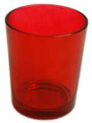 20 Pack Red Glass Votive Tealight Candle Holders House Party Centerpiece Xmas Wedding Decor Glass Candlestick Party Decorations