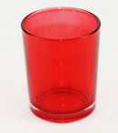 20 Pack Red Glass Votive Tealight Candle Holders House Party Centerpiece Xmas Wedding Decor Glass Candlestick Party Decorations