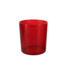 10 Pack Red Glass Votive Tealight Candle Holders House Party Centerpiece Xmas Wedding Decor Glass Candlestick Party Decorations Valentines Event