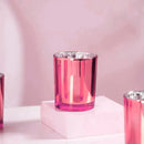 10 Pack Rose Gold Pink Votive Tealight Candle Holders Valentines Day Mercury  Wedding Decor Glass Candlestick Party Decorations Baby Shower Event