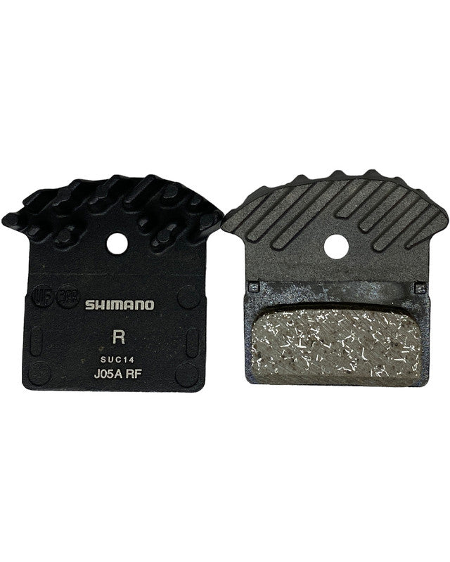 SHIMANO DEORE XT J05A-RF XTR/XT/SLX Disc Brake Pads / Resin with Fin