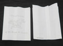 200 Pack Wedding Cake Bags Greaseproof Wax Paper Slice Take Home Favour Silver Doves