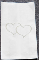 50 Pack Wedding Cake Bags Greaseproof Wax Paper Slice Take Home Favour Large Silver Heart