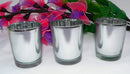 20 Pack Silver Mercury Glass Votive Candle Holders Set For Wedding, Bridal And Baby Shower, Party Function or Home Decor