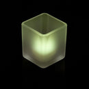 20 Pack Square Cube Frosted Glass 5cm Tealight Candle Holder Festival Decor Wedding Propose Parties Holiday and Home Decor