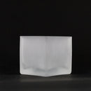 30 Bulk Pack Square Cube Frosted Glass 5cm Tealight Candle Holder Festival Decor Wedding Propose Parties Holiday and Home Decor
