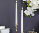 20 pack white wax 20cm taper church house vigil candleabra candle 2CM WIDE