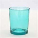 20 Pack Turquoise Glass Votive Tealight Candle Holders House Party Centerpiece Xmas Wedding Decor Glass Candlestick Party Decorations Bridal Baby