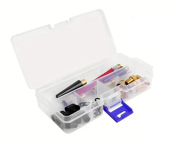 Boxed Valve Kit - Schrader and Presta - 34 Pieces Needle Male Female Adaptor Pressure Air Ball