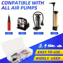 Boxed Valve Kit - Schrader and Presta - 34 Pieces Needle Male Female Adaptor Pressure Air Ball