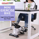 Arm and Leg Pedal  Exerciser Mini Exercise Bike Fitness White - Everfit Personal Gym Equipment  - Powertrain