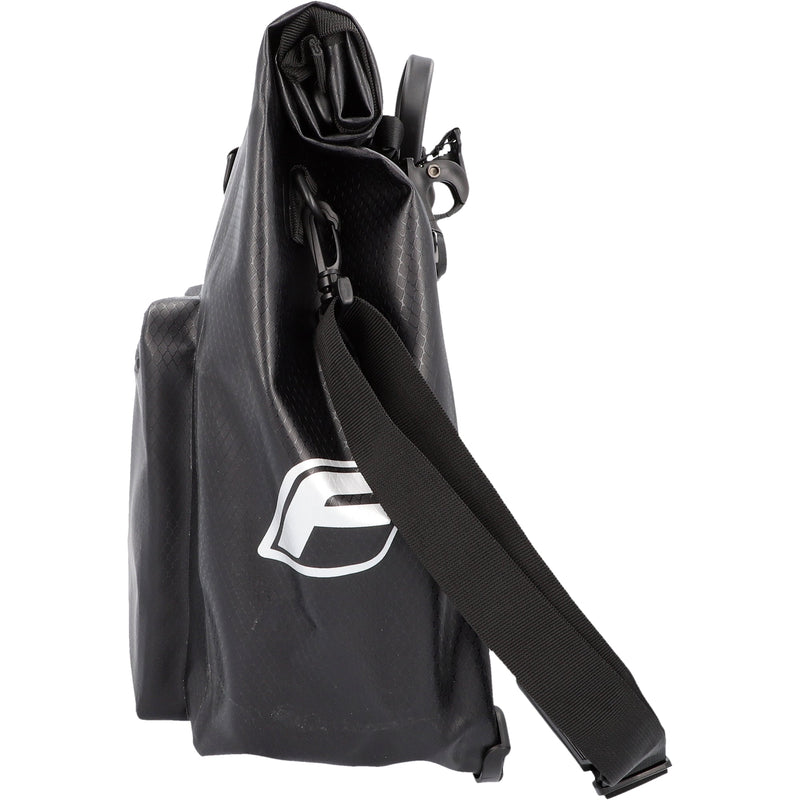 FISCHER Waterproof Bike Bicycle Rear Rack Pannier Bag 30L Black Seat Saddle Carry Bag Carrier
