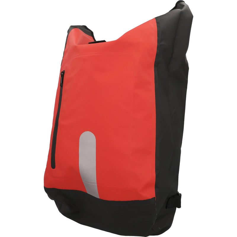 Bike Pannier Bag Backpack 2 in 1 -- 23L Water Resistant Red Tourer Journey Work