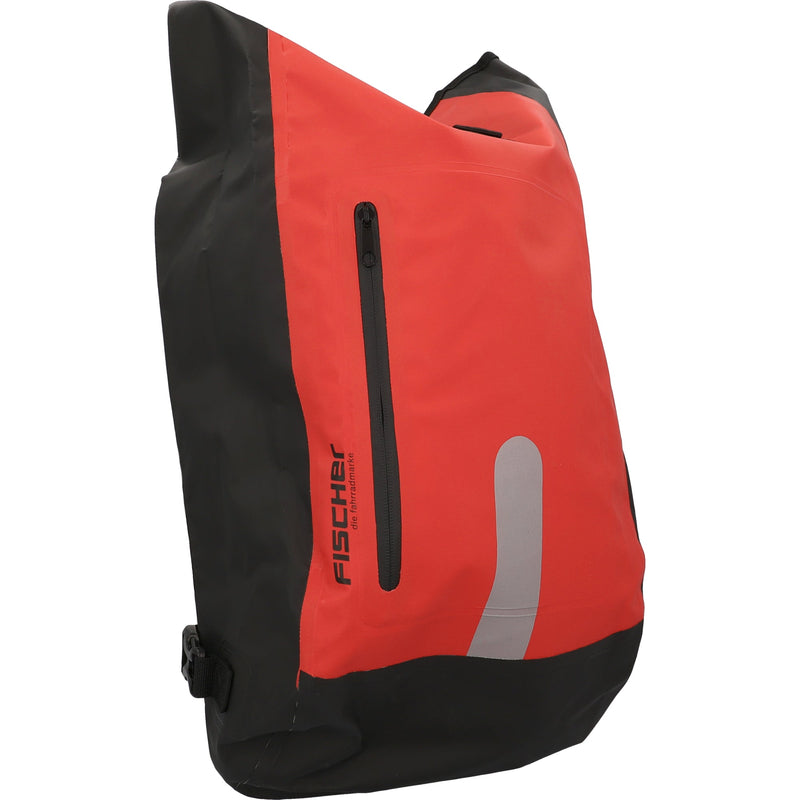 Bike Pannier Bag Backpack 2 in 1 -- 23L Water Resistant Red Tourer Journey Work