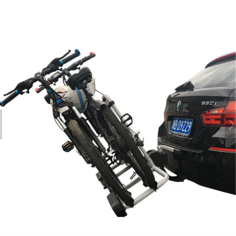 Bicycle EBike Bike Escooter Car Rack - Tow Ball - 2 Bike - With Lights  2" Hitch Tow Bar - for 20"-29" MTB 700C Road Bikes