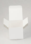 50 Pack of White 5cm Square Cube Card Gift Box - Folding Packaging Small rectangle/square Boxes for Wedding Jewelry Gift Party Favor Model Box