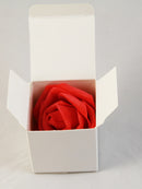 100 Pack of White 8x8x8cm Square Cube Card Gift Box - Folding Packaging Small Square Boxes for Wedding Jewelry Gift Party Favor Model Candy Chocolate